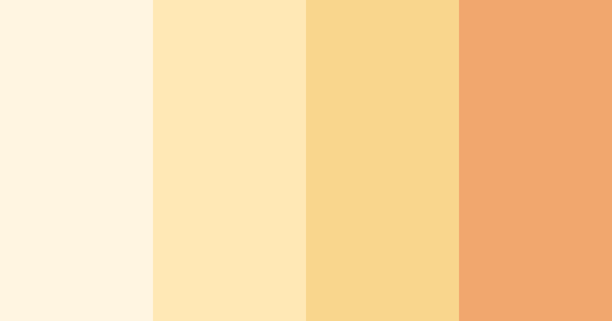 Download vanilla sunrise color palette PNG image (landscape)