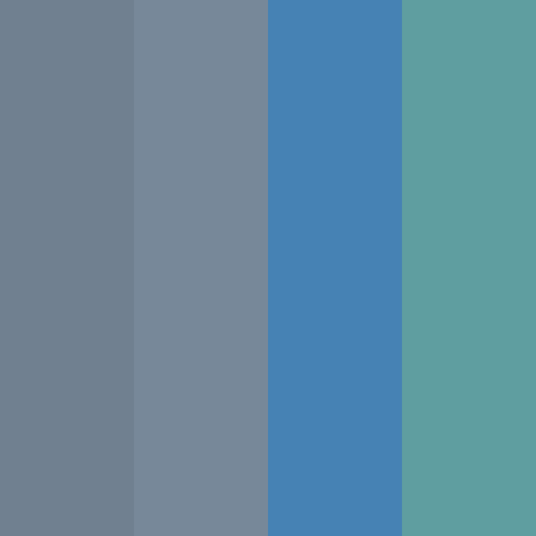 Download slate blue sea color palette PNG image (square)