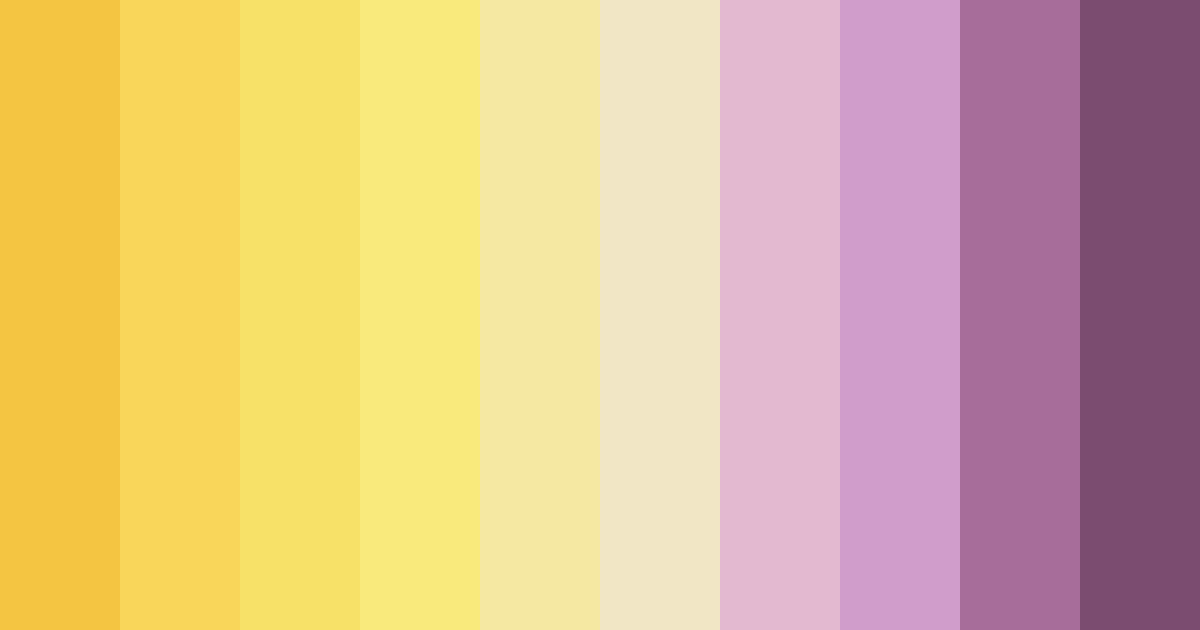 Download vivid sunshine blossom color palette PNG image (landscape)