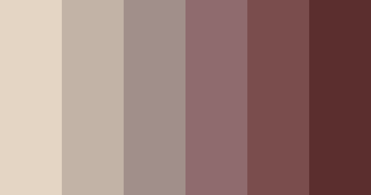 Download muted brown color palette PNG image (landscape)