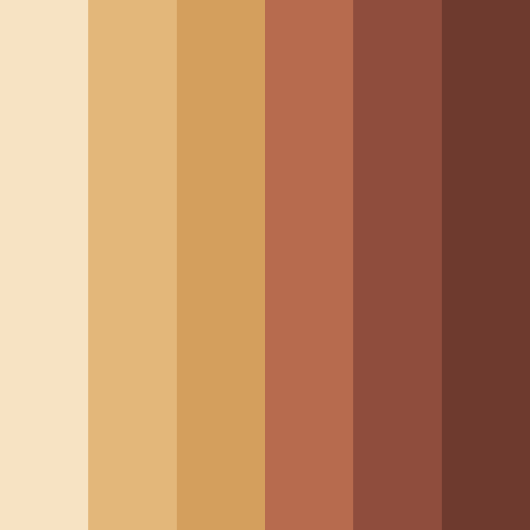 Download harvested hues color palette PNG image (square)