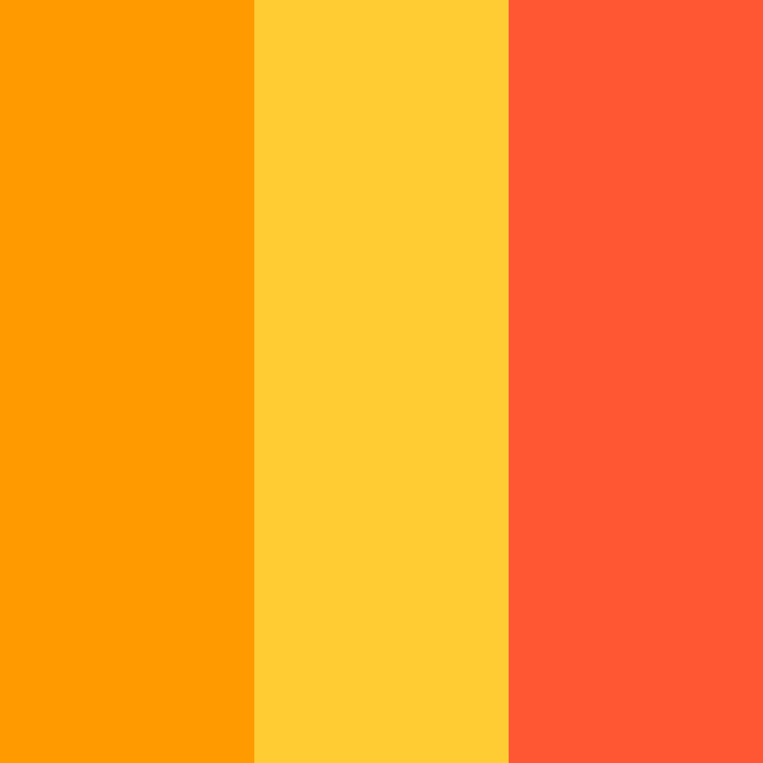 Download sunset citrus color palette PNG image (square)