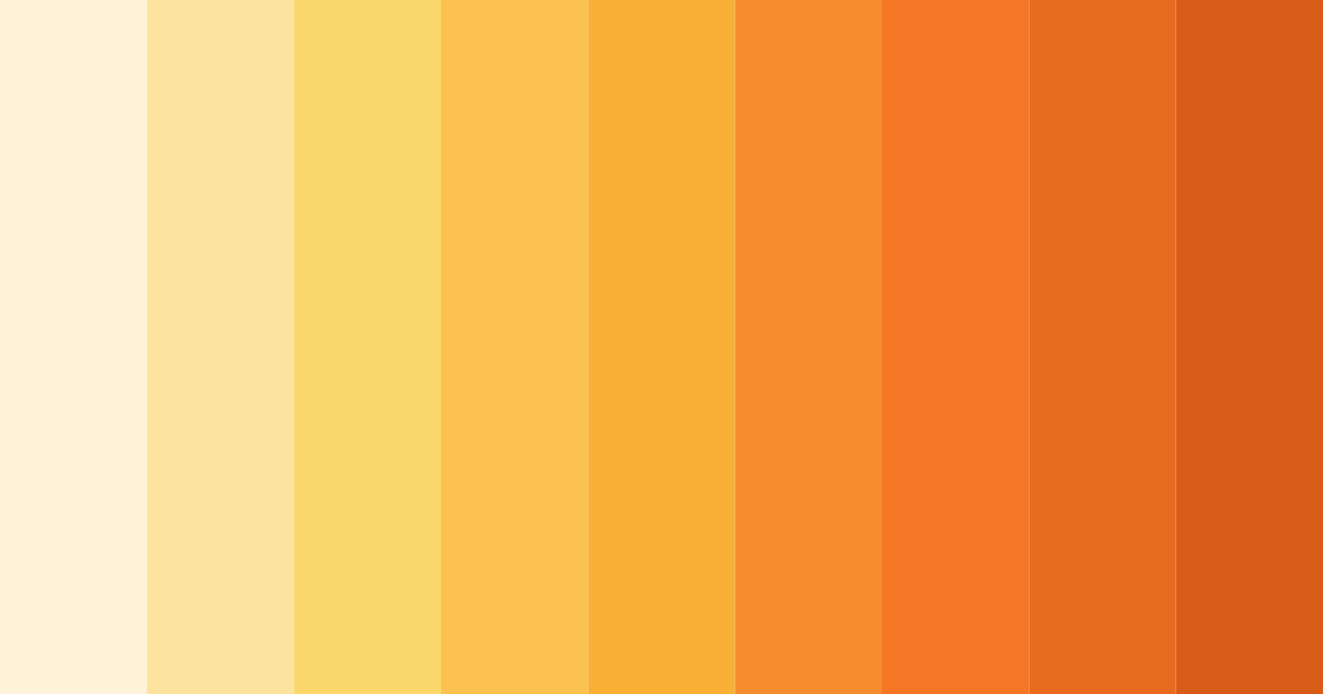 Download golden sunset serenade color palette PNG image (landscape)