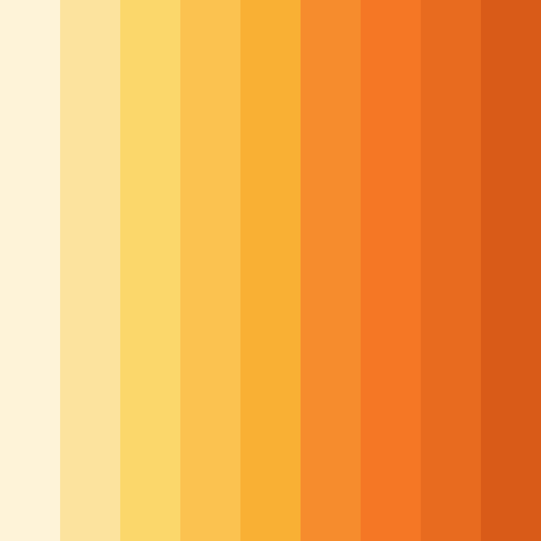 Download golden sunset serenade color palette PNG image (square)