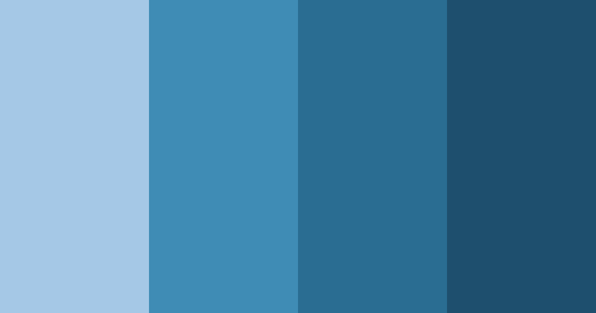 Download vivid blue tides color palette PNG image (landscape)