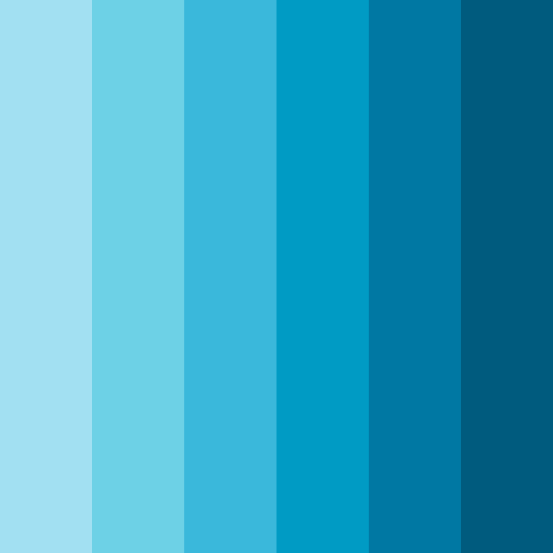 Download aqua serenade color palette PNG image (square)