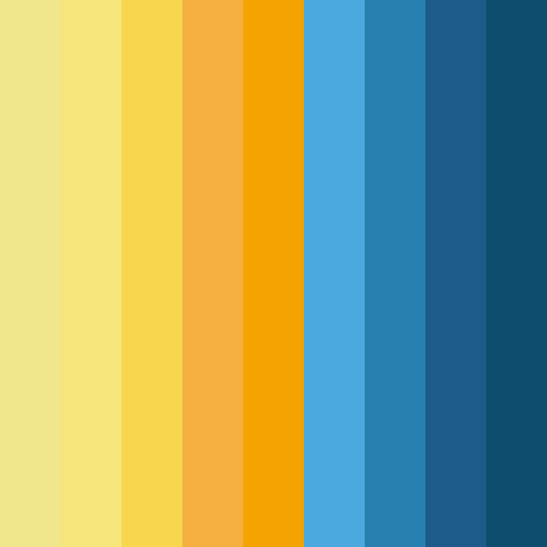 Download sunlit ocean breeze color palette PNG image (square)