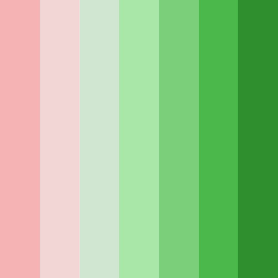 Download cherry blossom grove color palette PNG image (square)