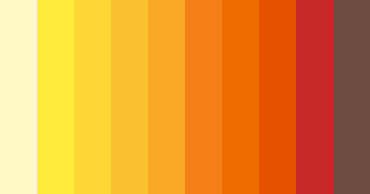 Download golden sunrise color palette PNG image (landscape)