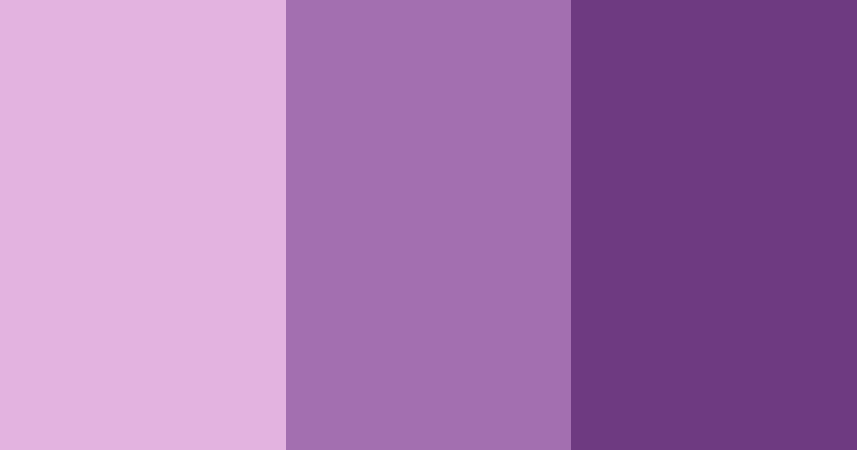 Download violet dreams color palette PNG image (landscape)