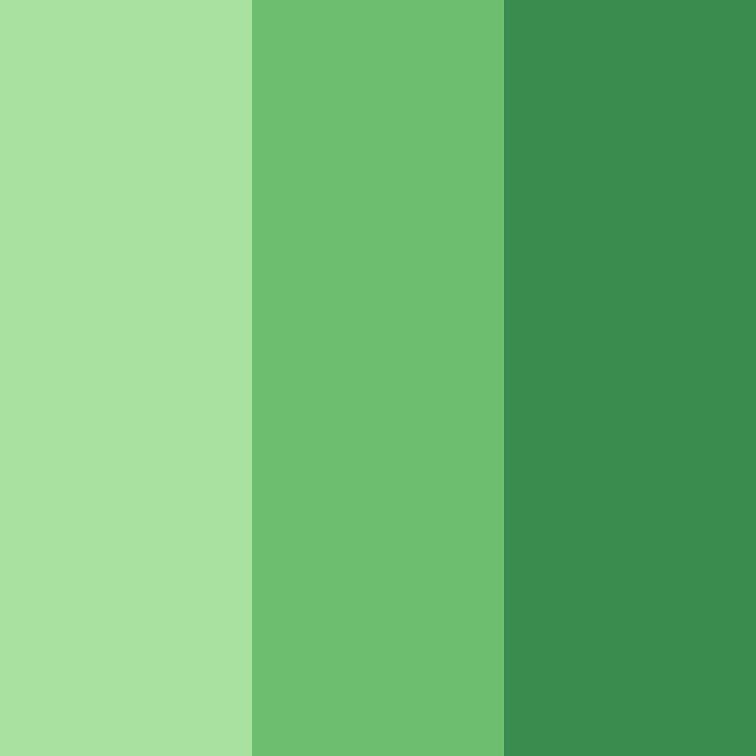 Download shades of verde color palette PNG image (square)