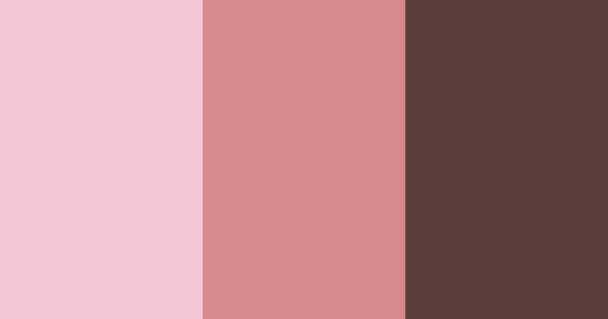 Download marron rose color palette PNG image (landscape)
