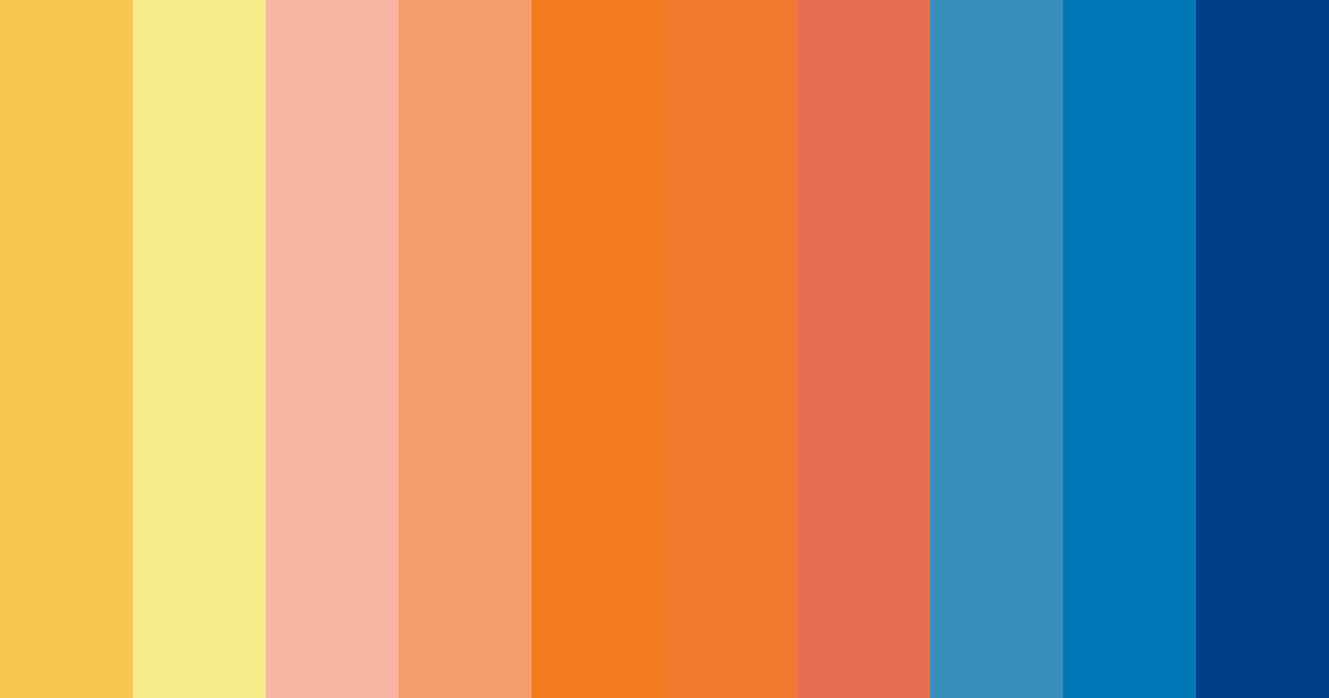 Download sunset serenade color palette PNG image (landscape)