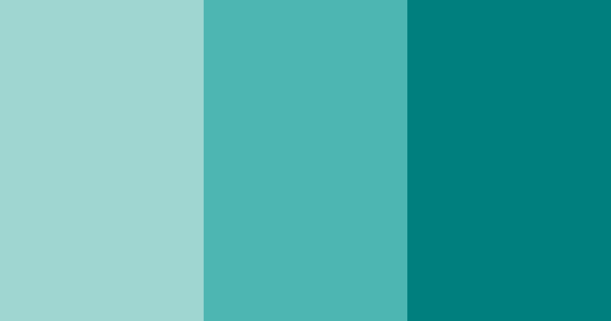 Download bright teal color palette PNG image (landscape)