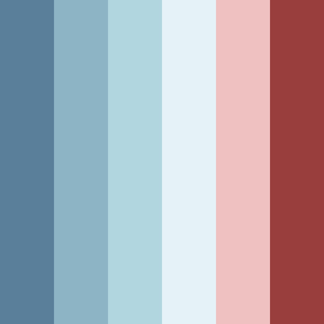 Download oceanic reverie color palette PNG image (square)