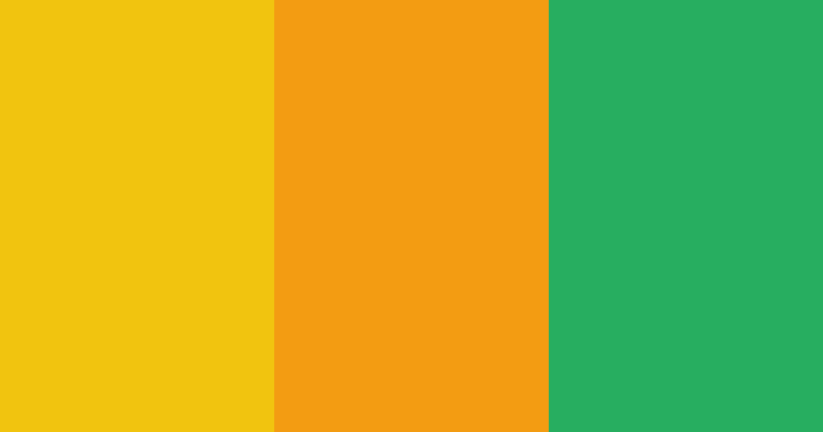 Download golden peach green color palette PNG image (landscape)