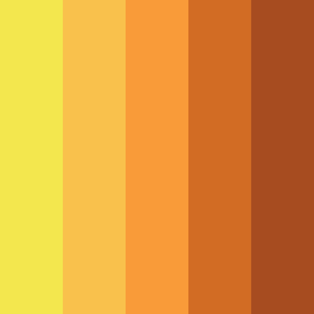 Download sunset harvest color palette PNG image (square)