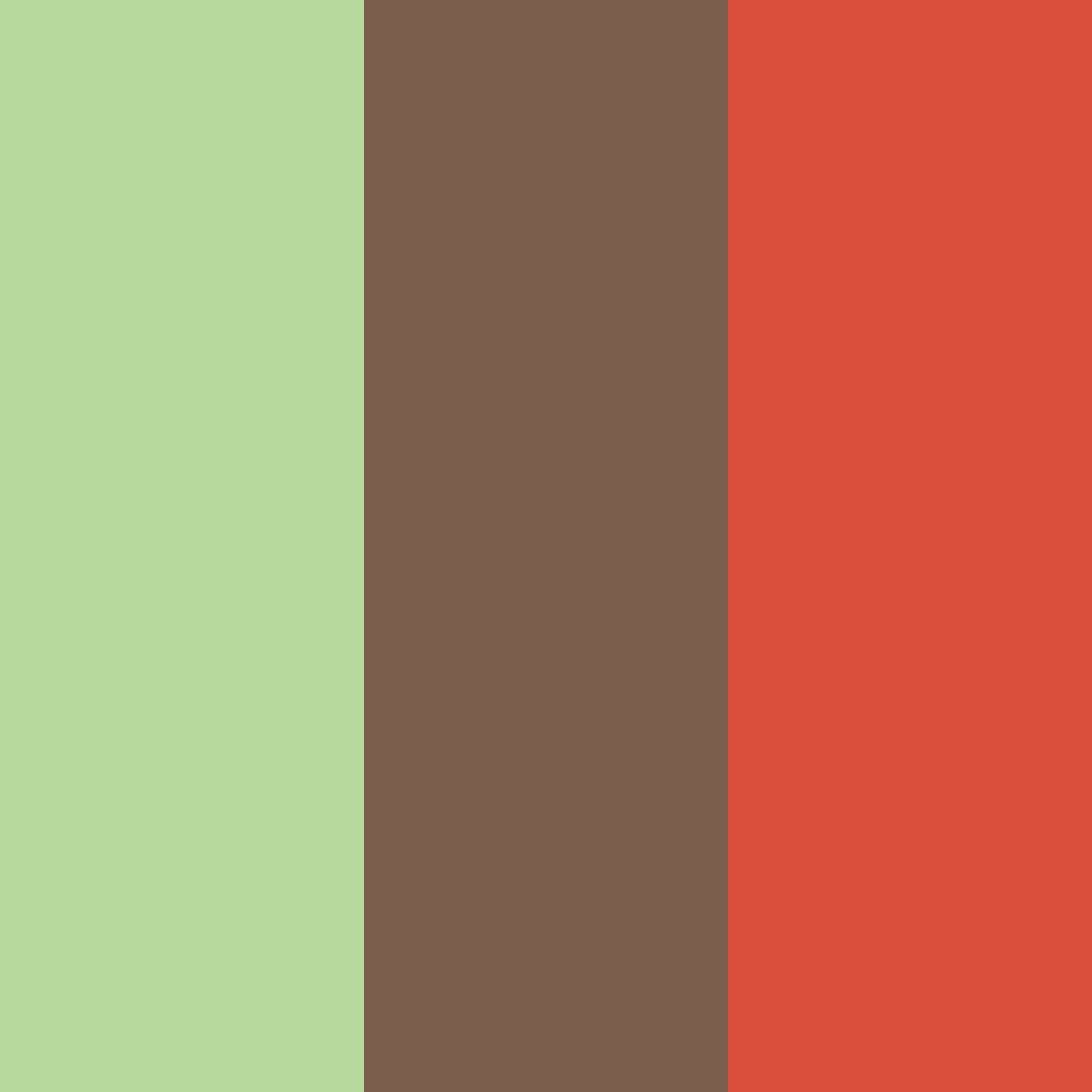 Download earthy tones color palette PNG image (square)