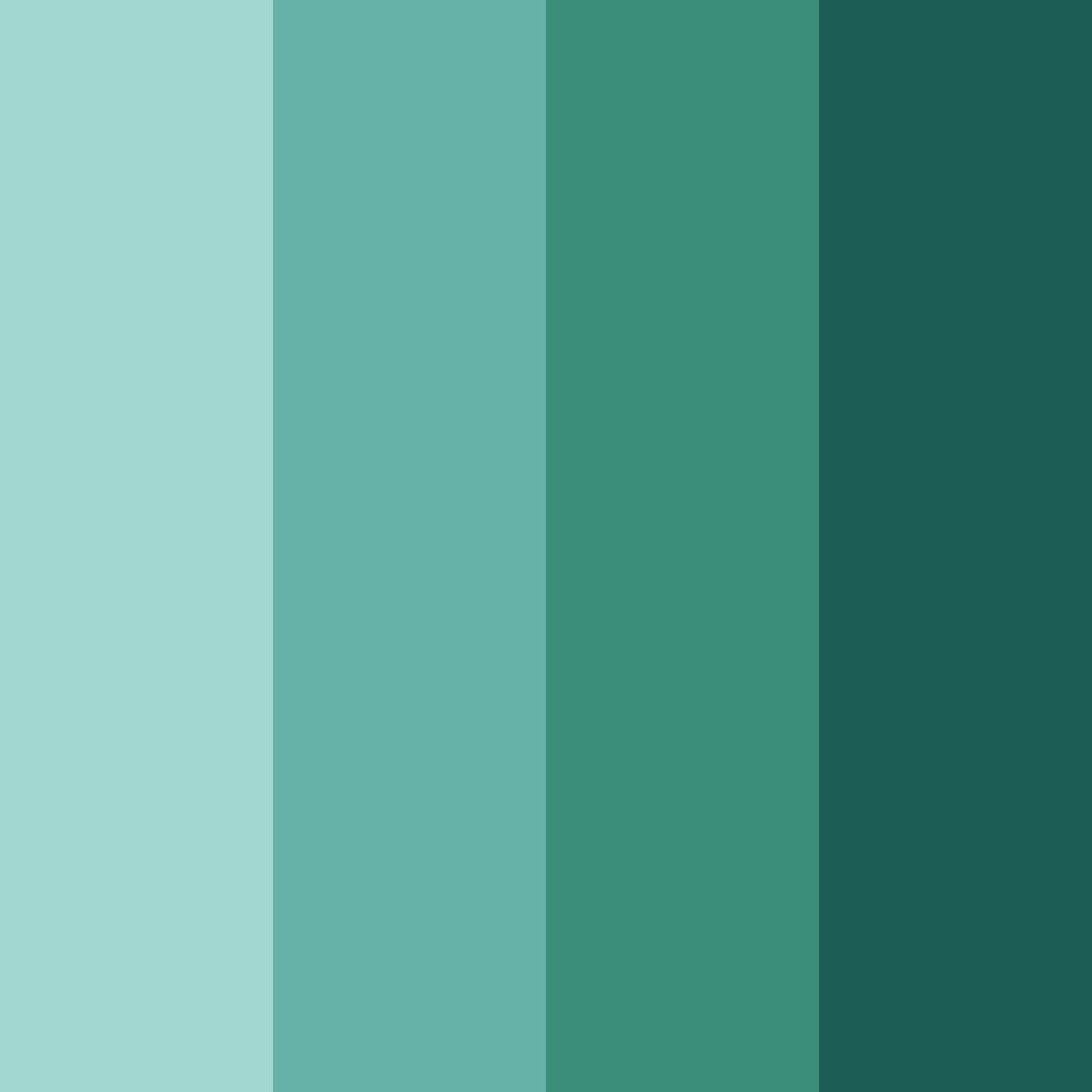 Download oceanic serenity color palette PNG image (square)