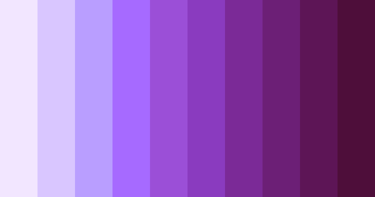 Download mystical amethyst dreams color palette PNG image (landscape)
