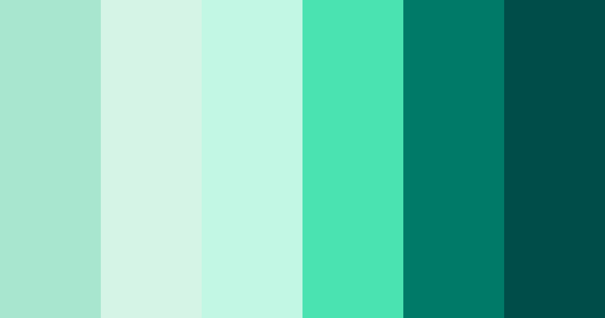 Download emerald illusion color palette PNG image (landscape)