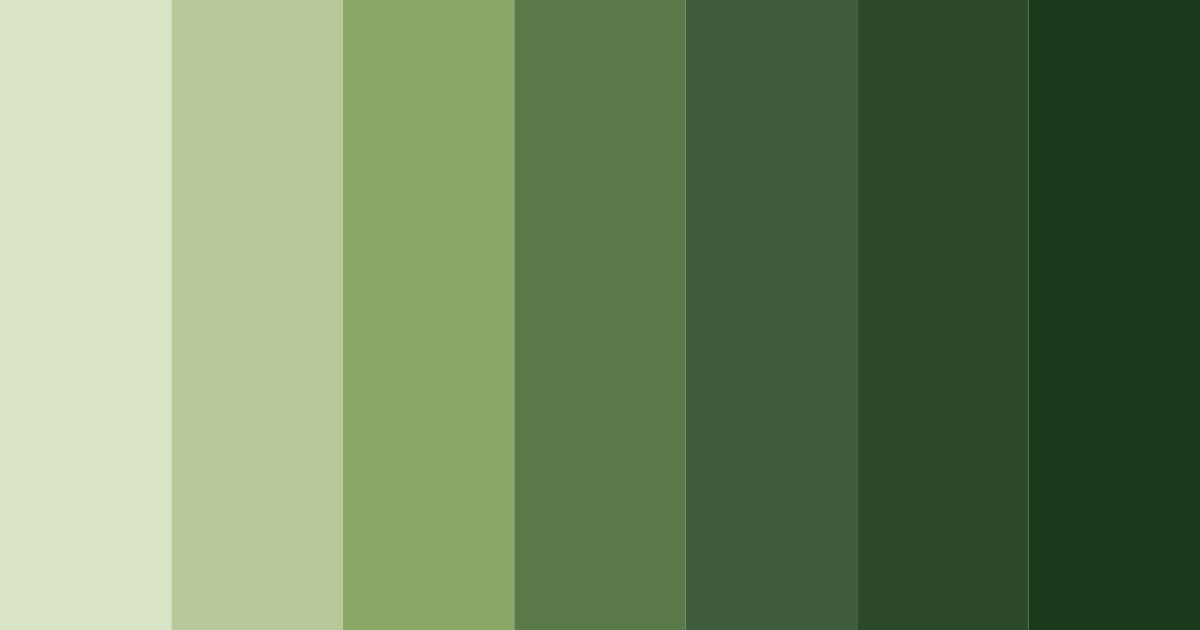 Download olive grove harmony color palette PNG image (landscape)