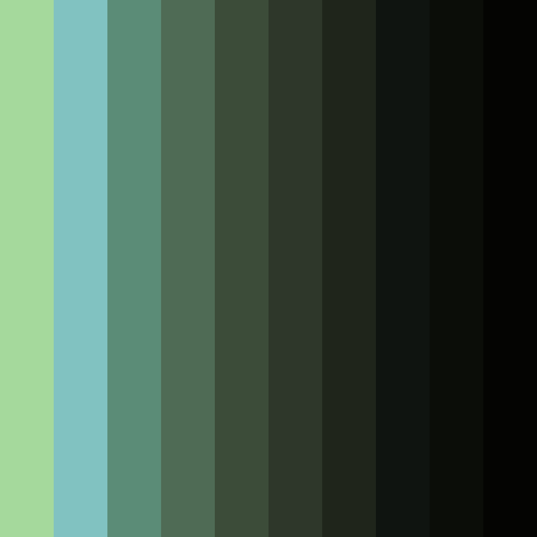 Download gloomy verdancy color palette PNG image (square)