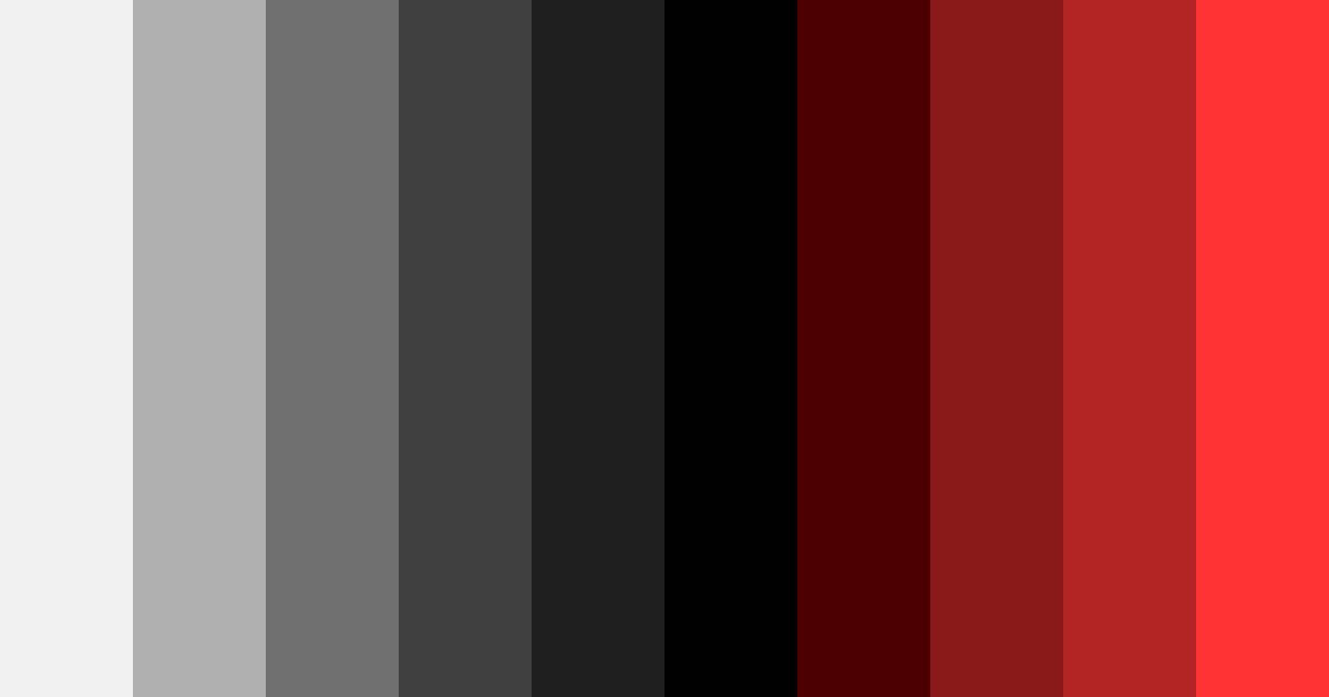 Download dark red horror color palette PNG image (landscape)
