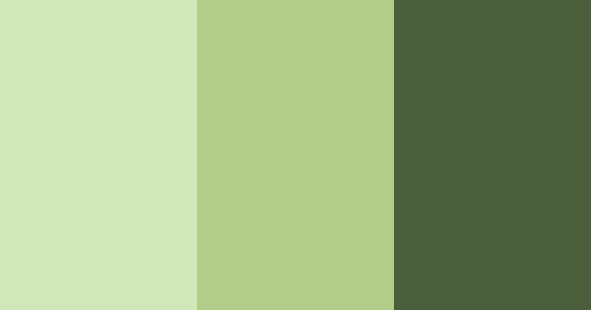 Download olive green serenity color palette PNG image (landscape)