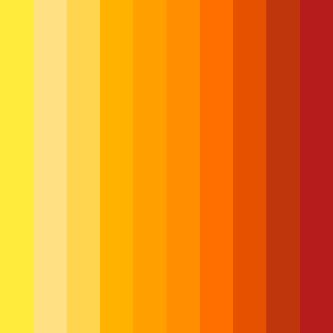 Download sunset symphony color palette PNG image (square)