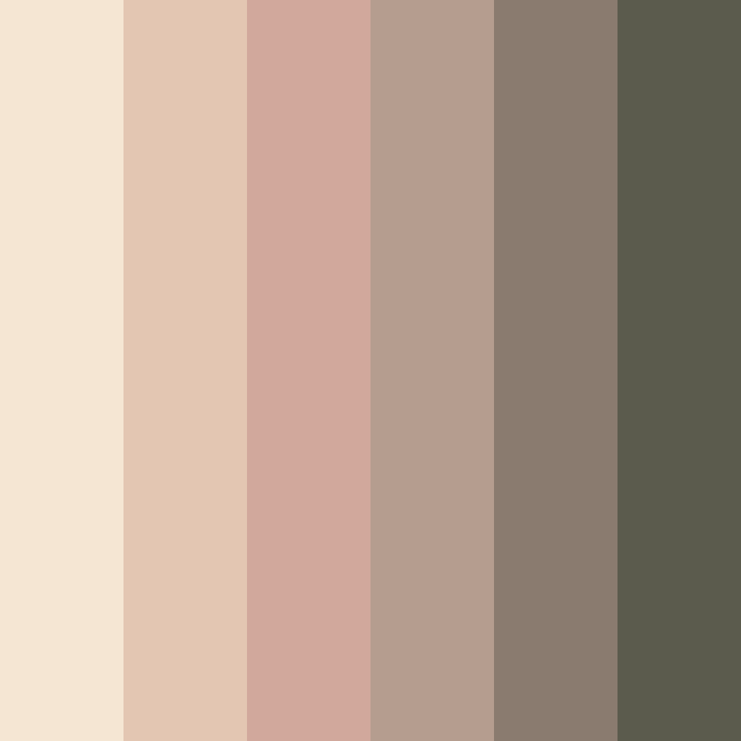 Download desert serenity color palette PNG image (square)