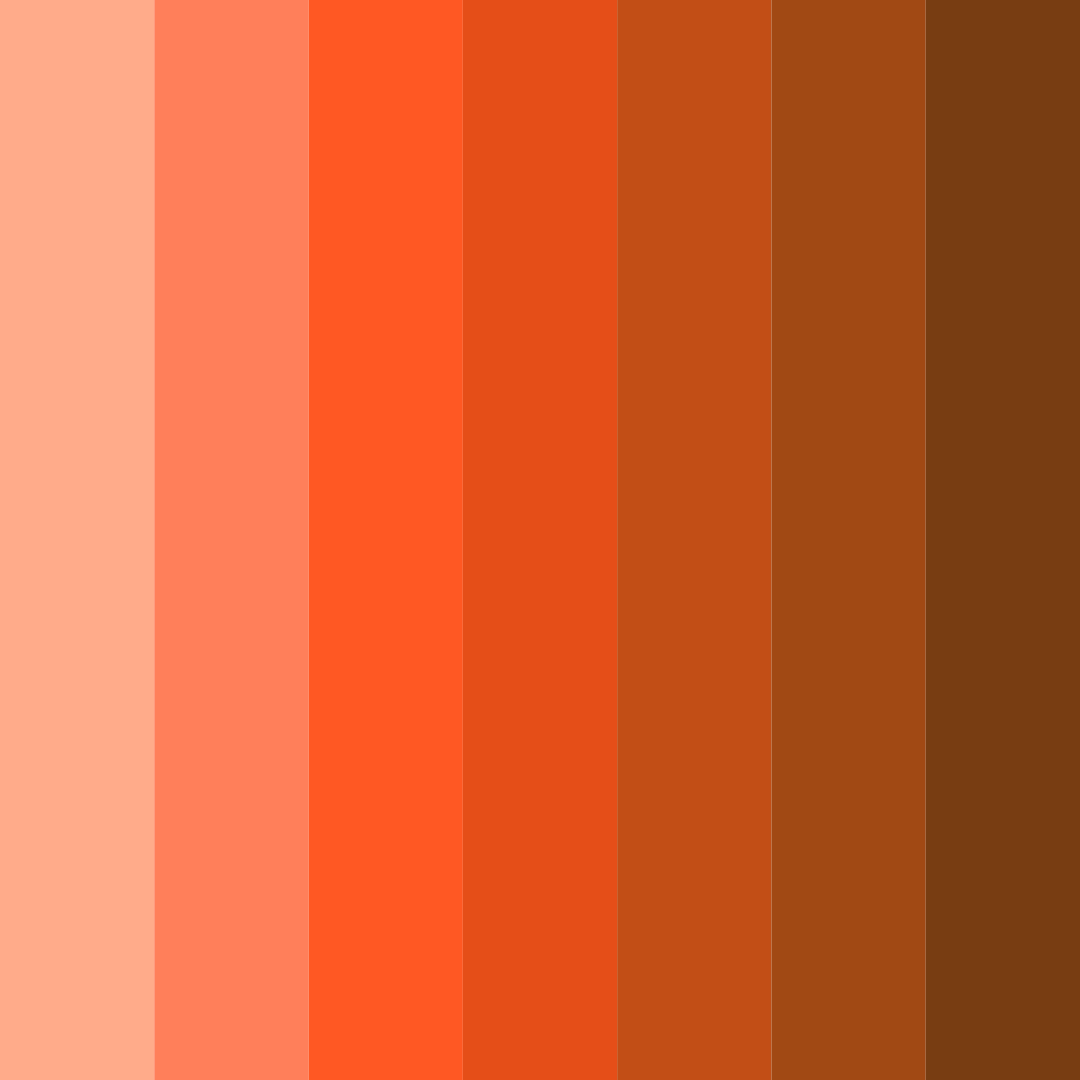 Download light orange-red color palette PNG image (square)