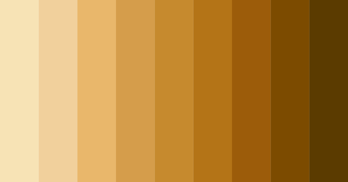 Download golden whisper color palette PNG image (landscape)
