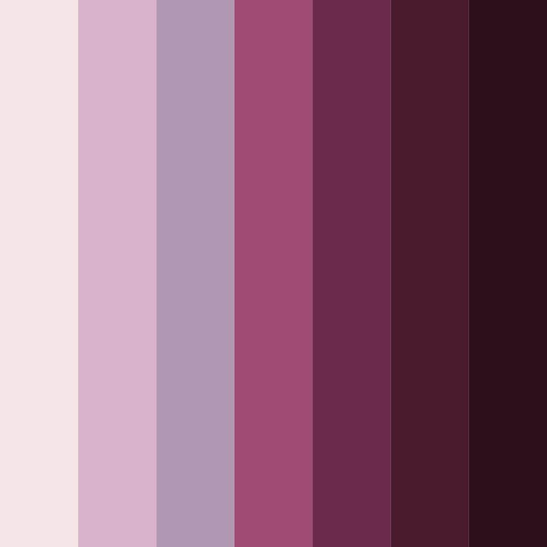 Download shades of wine color palette PNG image (square)
