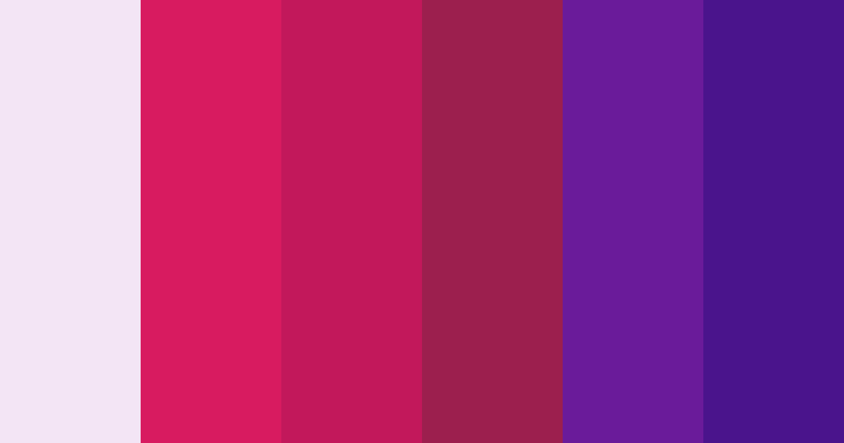 Download magenta shades color palette PNG image (landscape)