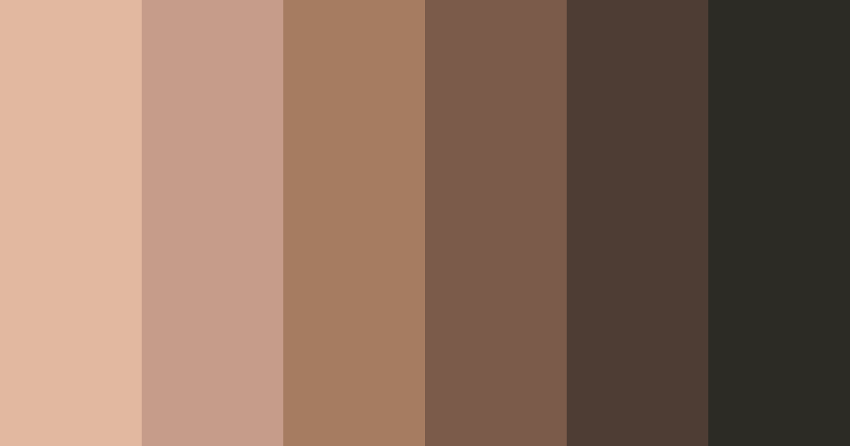 Download rustic harmony color palette PNG image (landscape)