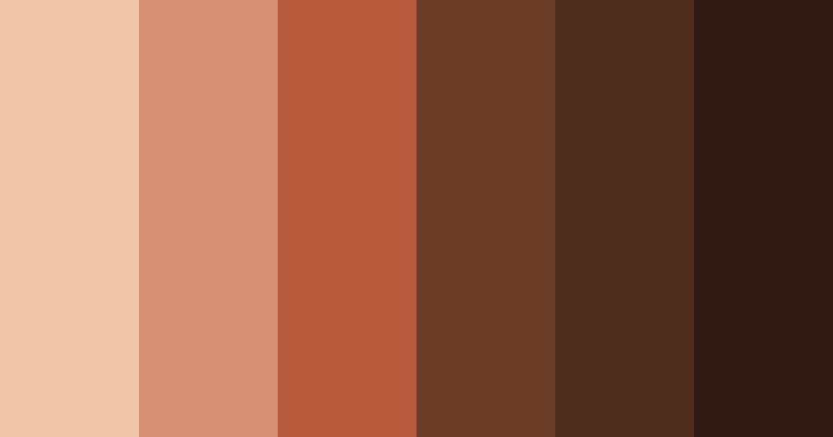Download desert ember tones color palette PNG image (landscape)