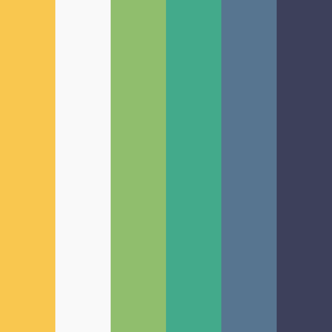 Download exciting yellow color palette PNG image (square)