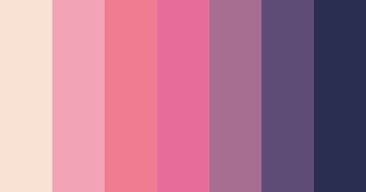 Download magical pink color palette PNG image (landscape)