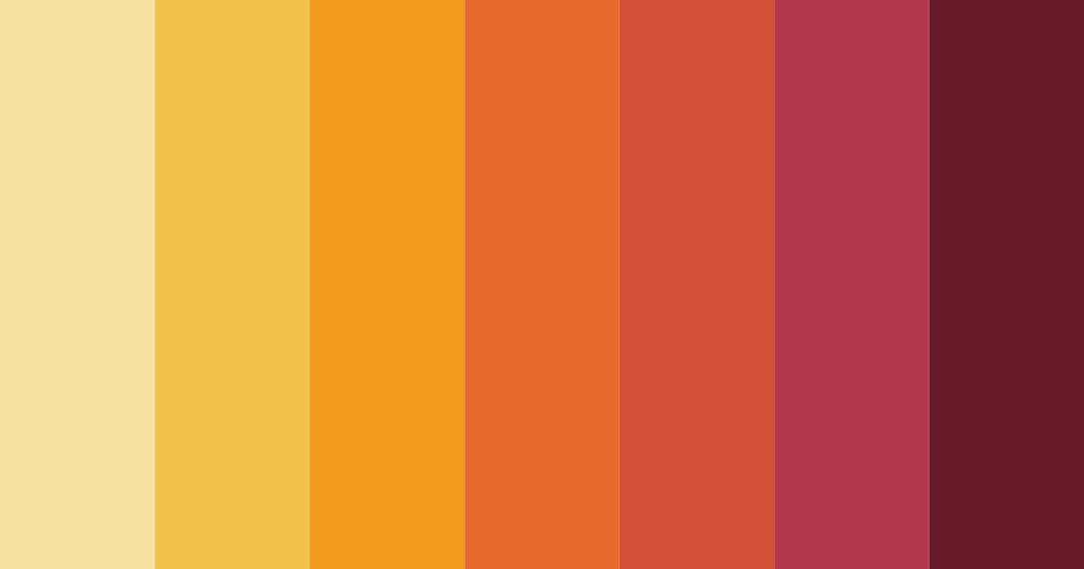 Download autumn ember symphony color palette PNG image (landscape)