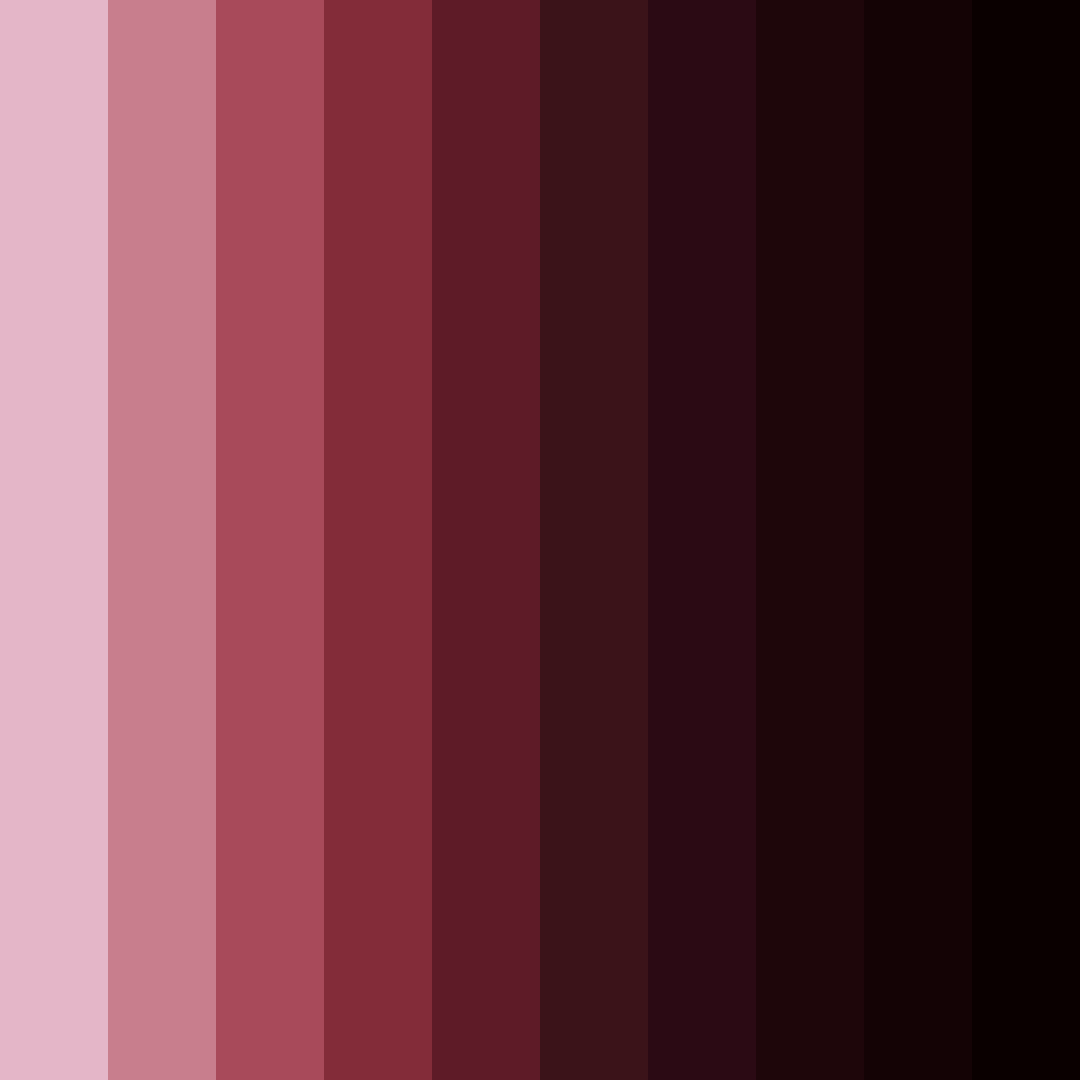 Download crimson abyss color palette PNG image (square)