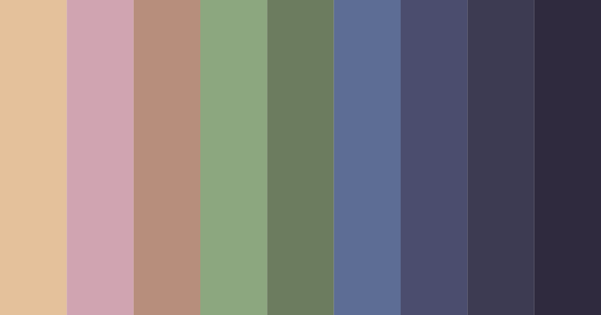 Download brown and purple harmony color palette PNG image (landscape)