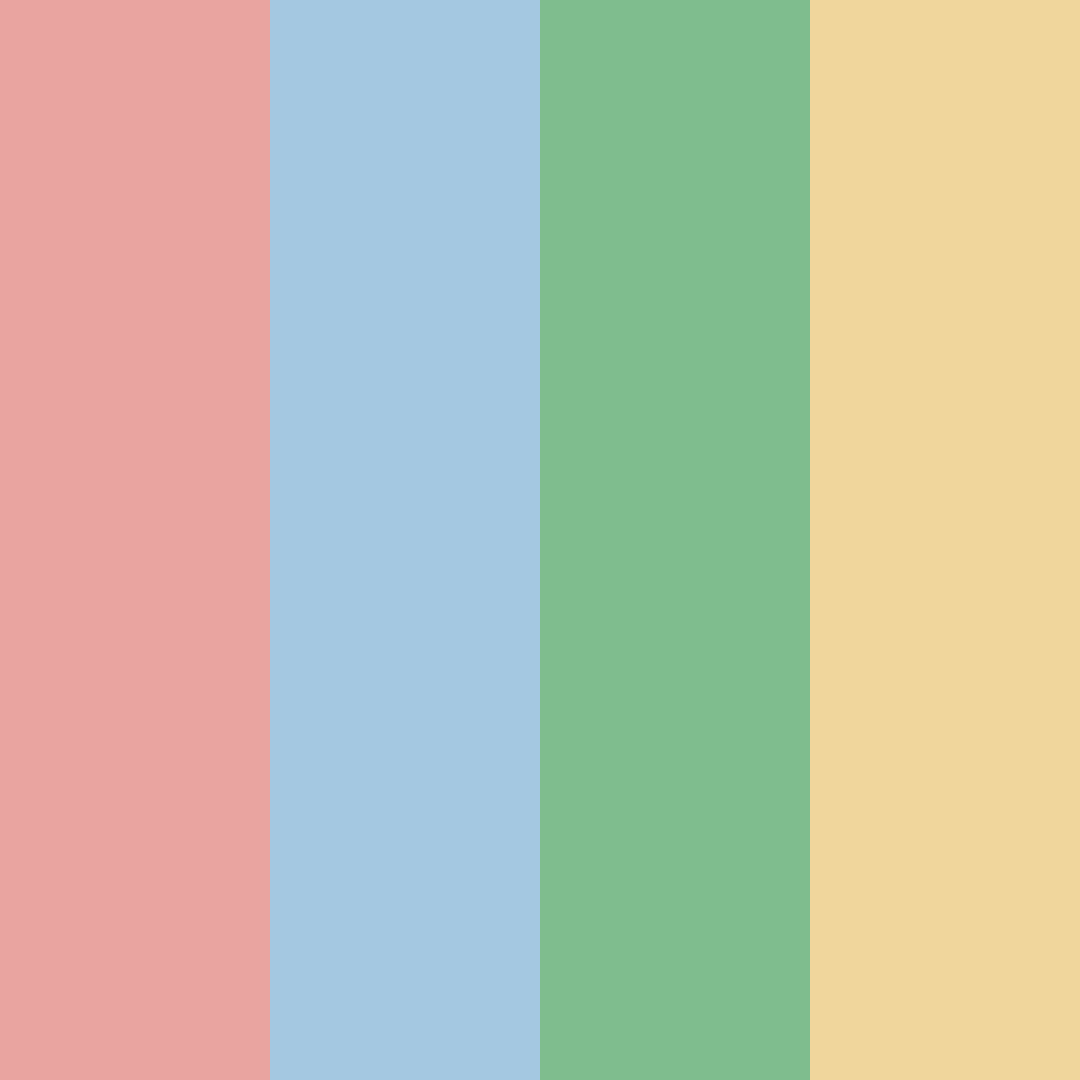 Download academic harmony color palette PNG image (square)