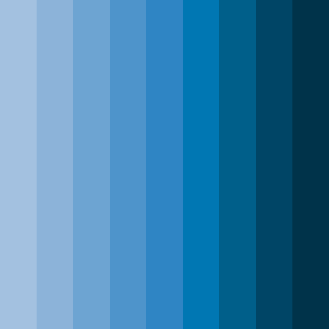 Download blue river shades color palette PNG image (square)