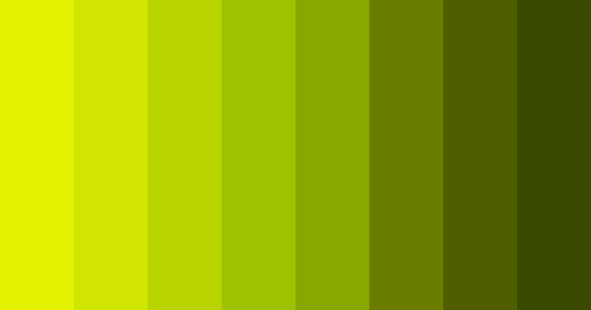 Download sour green color palette PNG image (landscape)