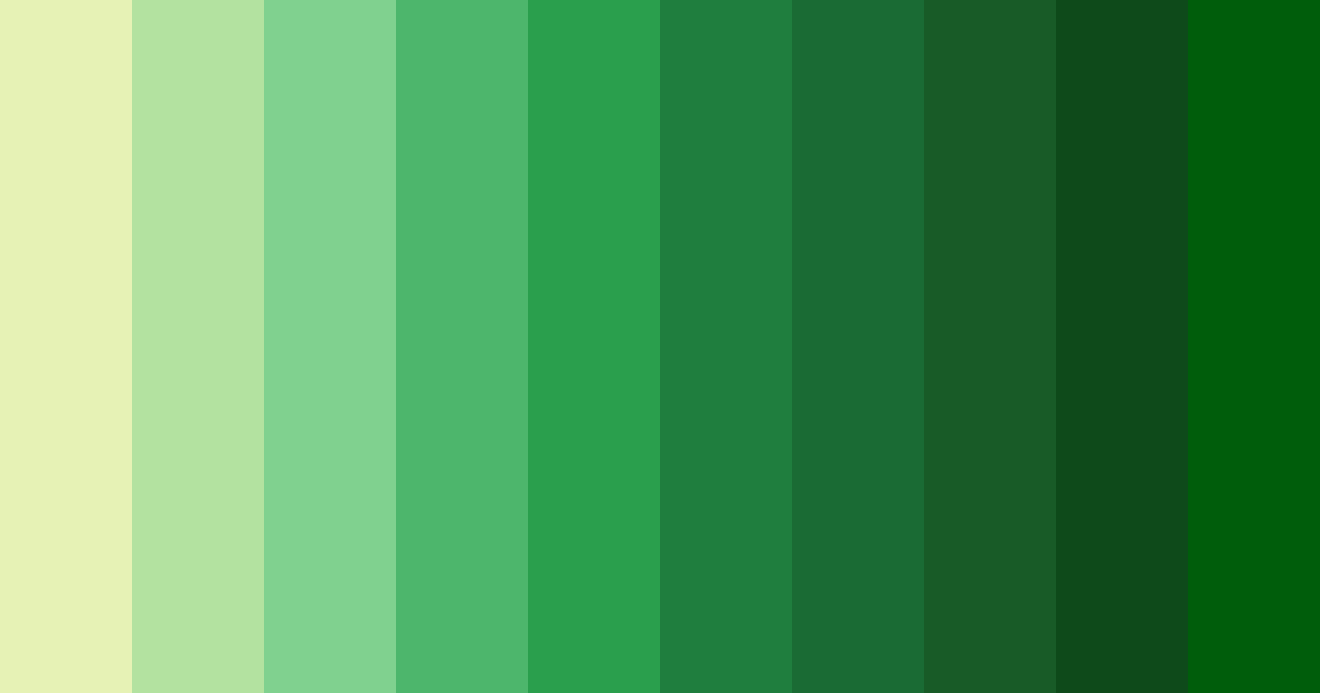 Download green pollination color palette PNG image (landscape)