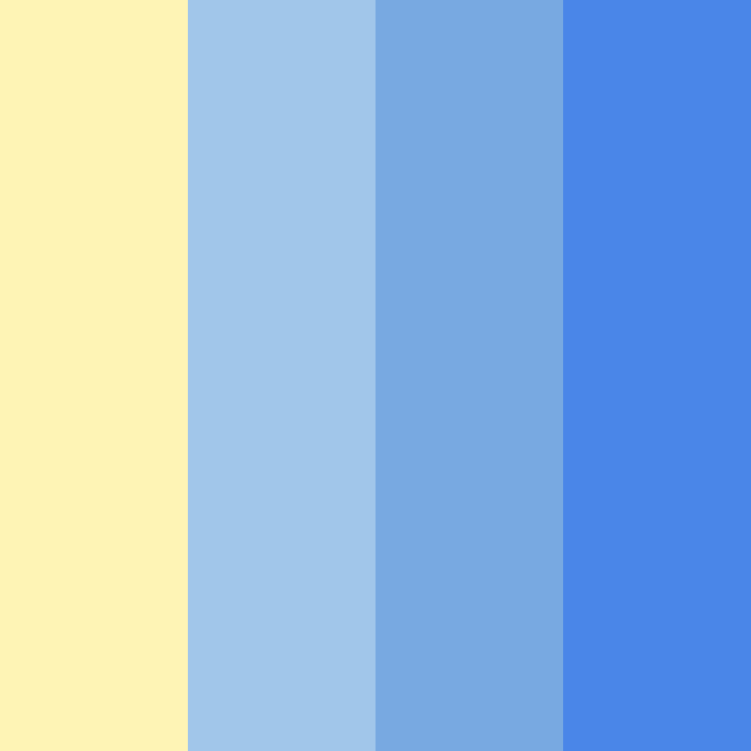 Download sunny skies serenade color palette PNG image (square)