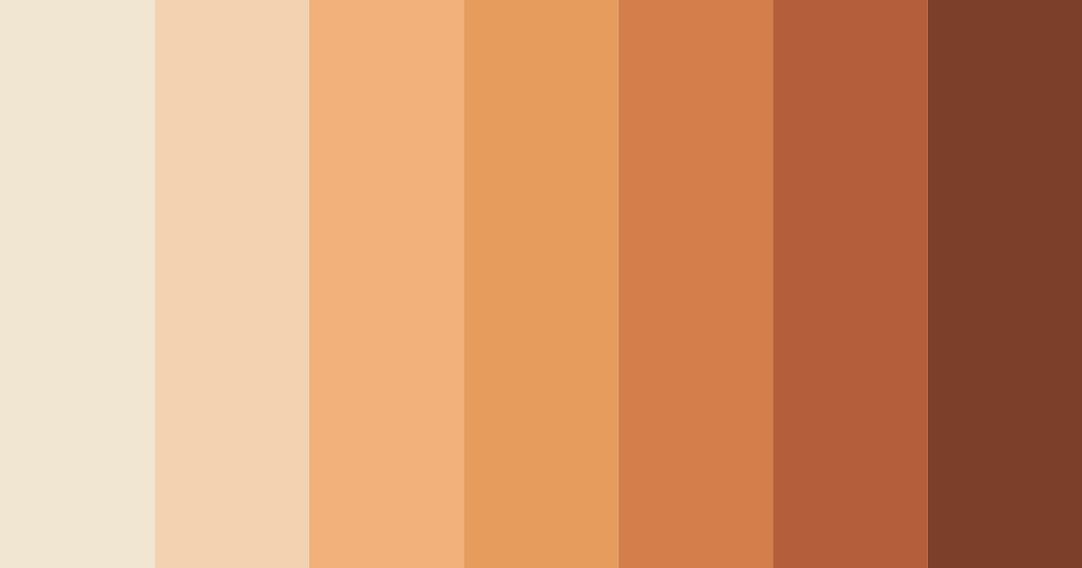 Download soft serve brown color palette PNG image (landscape)