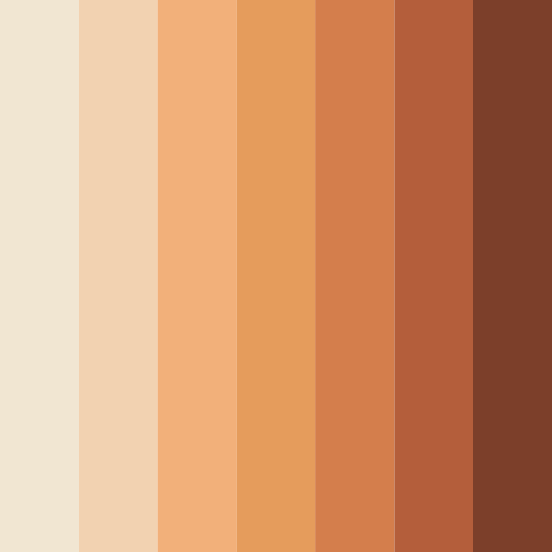 Download soft serve brown color palette PNG image (square)