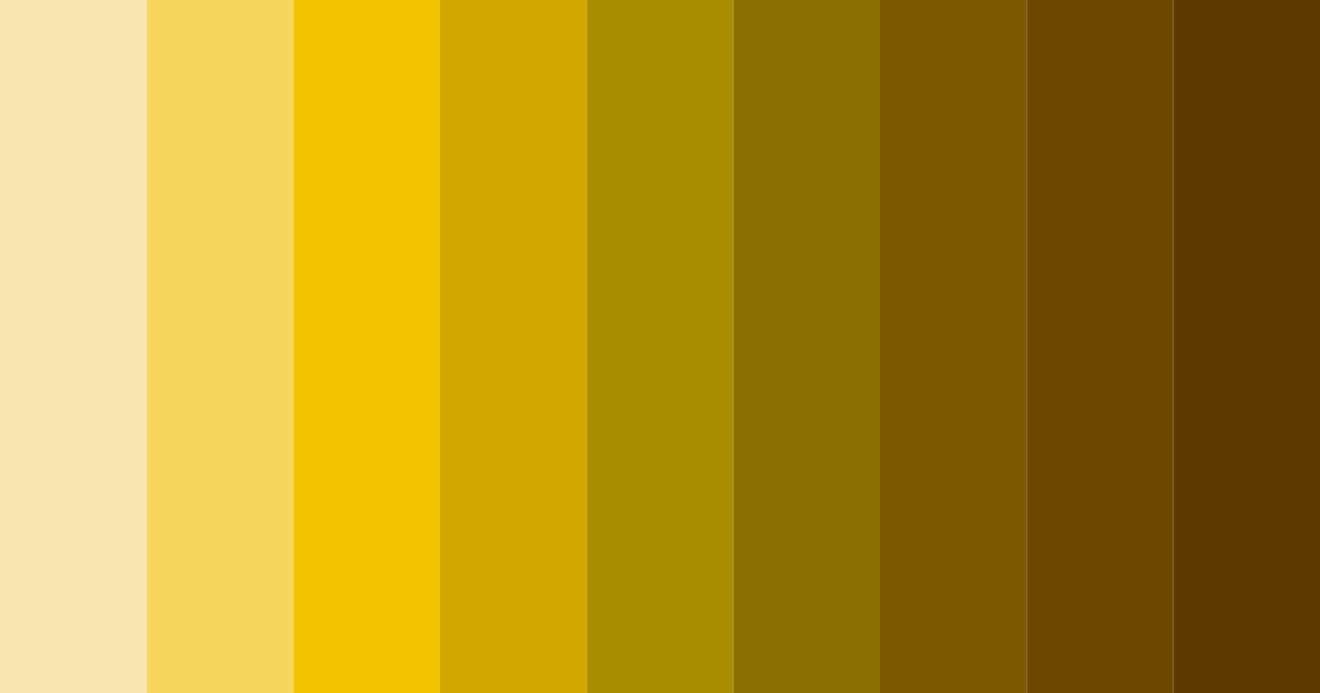 Download golden hues color palette PNG image (landscape)